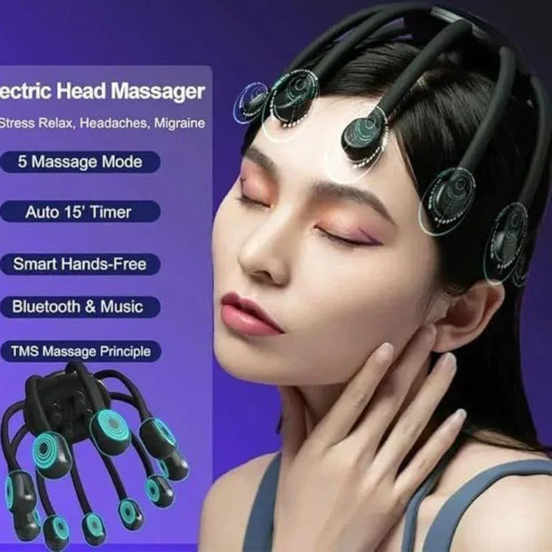 Intelligent Electric Octopus Head Massager