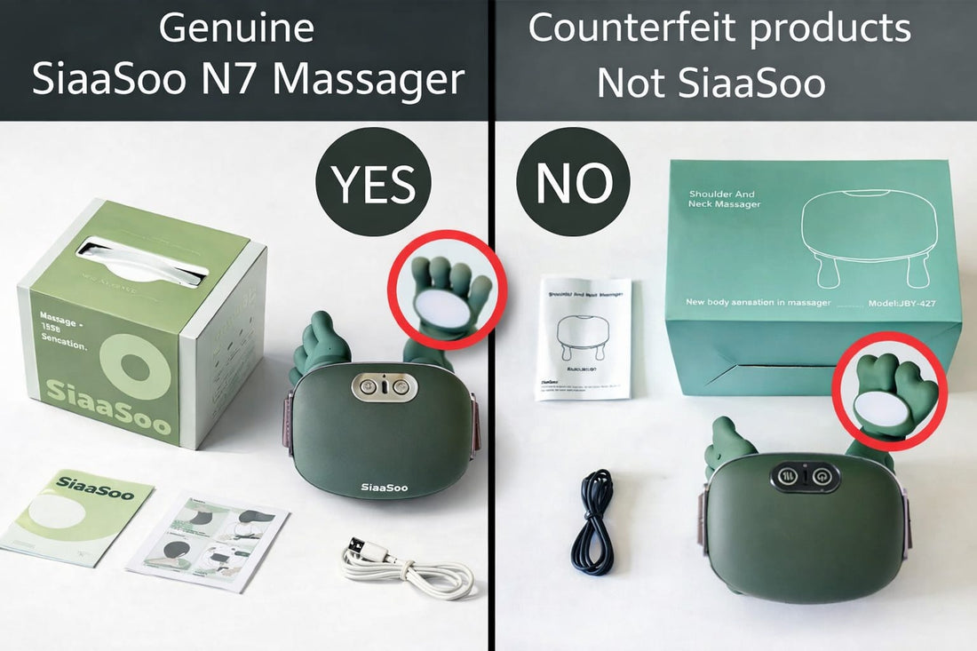 How to spot & Identify the Official & Original SiaaSoo N7 Massager