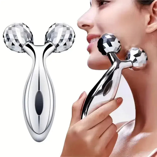 3D Dual-Ball Facial & Body Massage Roller