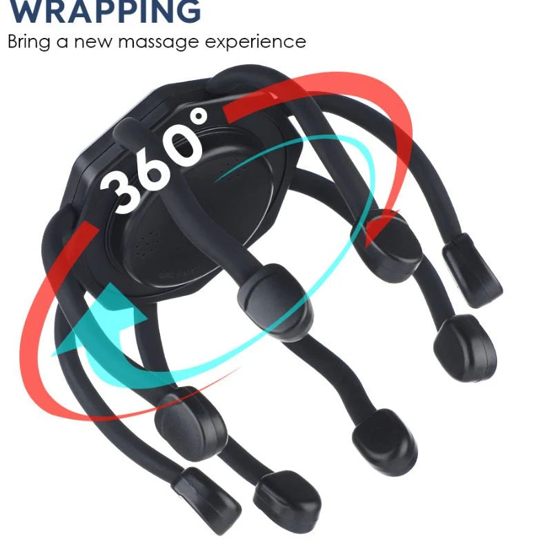 Intelligent Electric Octopus Head Massager