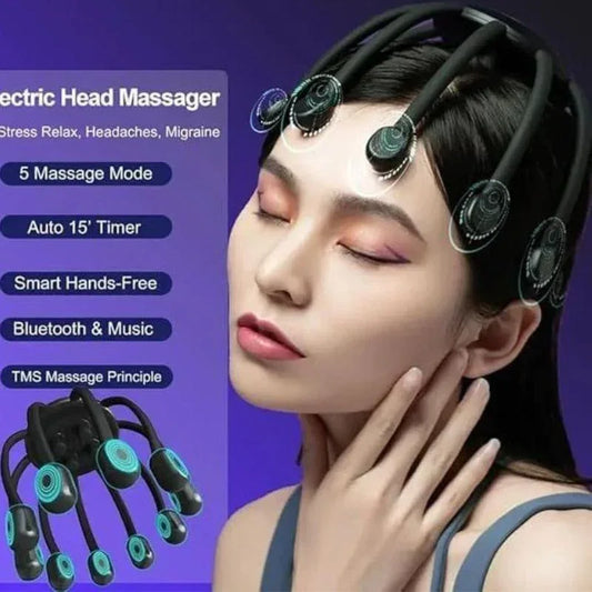 Intelligent Electric Octopus Head Massager