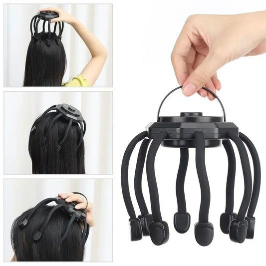 Intelligent Electric Octopus Head Massager