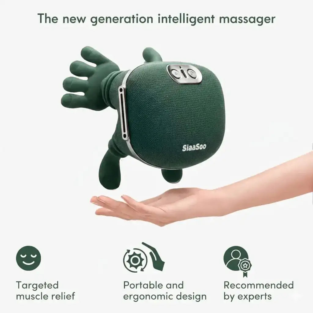 Appareil de massage SiaaSoo pour la nuque, les épaules et le corps | Soulagement des douleurs par pétrissage profond – SiaaSoo Official